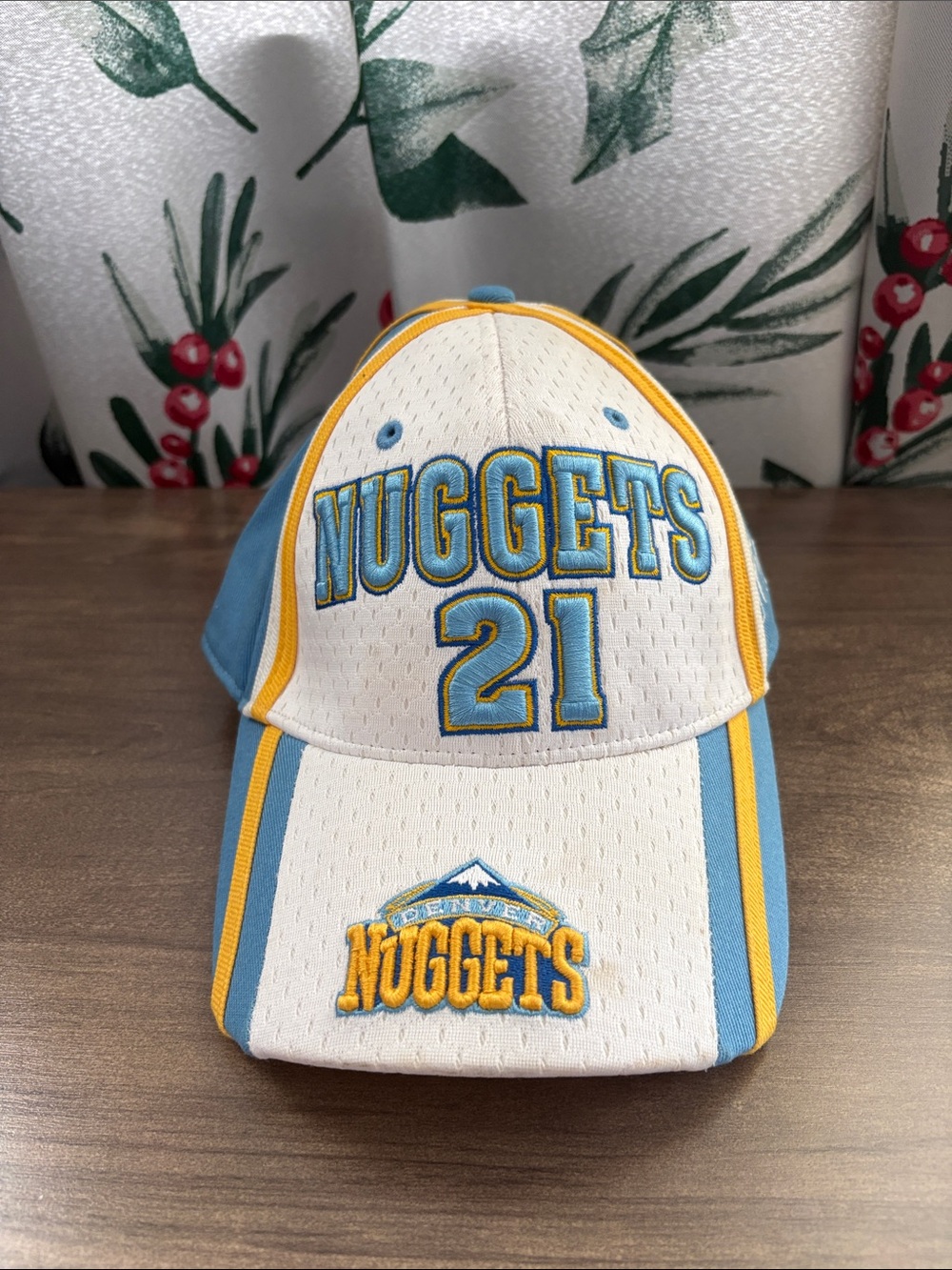 Denver Nuggets #21 Adjustable Basketball Cap